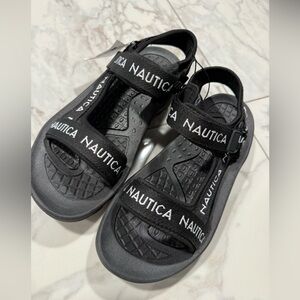 Nautica Kids Black Strap Sandals